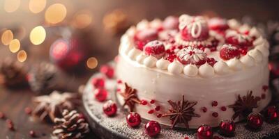 nuovo anno Natale cottura al forno torta dolci foto