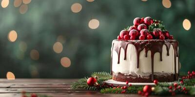 nuovo anno Natale cottura al forno torta dolci foto