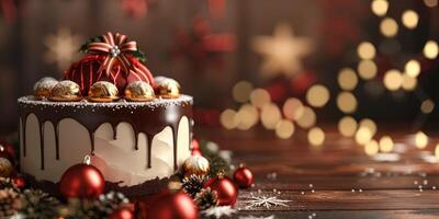 nuovo anno Natale cottura al forno torta dolci foto
