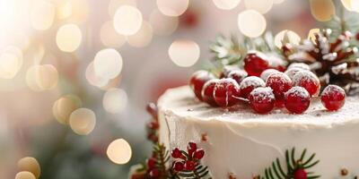 nuovo anno Natale cottura al forno torta dolci foto