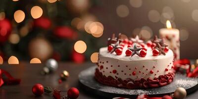 nuovo anno Natale cottura al forno torta dolci foto