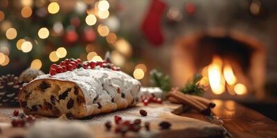 nuovo anno Natale cottura al forno torta dolci foto