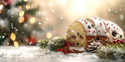 nuovo anno Natale cottura al forno torta dolci foto