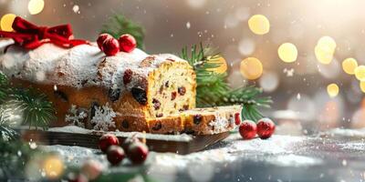 nuovo anno Natale cottura al forno torta dolci foto