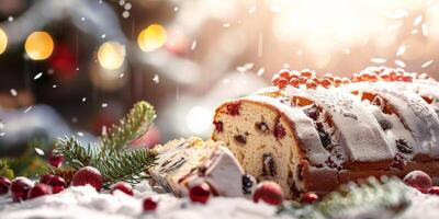 nuovo anno Natale cottura al forno torta dolci foto