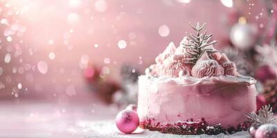 nuovo anno Natale cottura al forno torta dolci foto