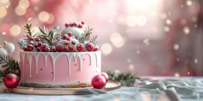 nuovo anno Natale cottura al forno torta dolci foto