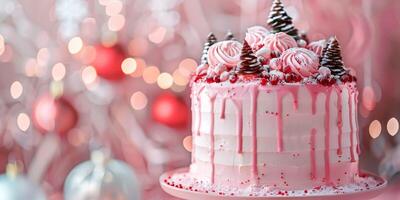 nuovo anno Natale cottura al forno torta dolci foto