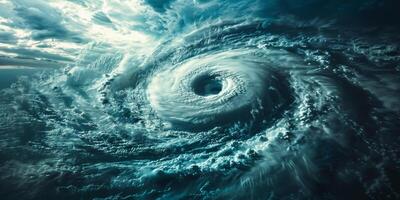 tropicale ciclone come visto a partire dal terra orbita foto