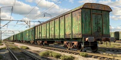 nolo treno su rotaie foto