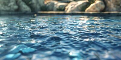 acqua nel il piscina avvicinamento foto