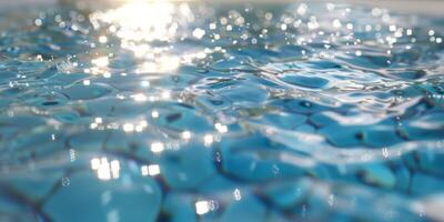 acqua nel il piscina avvicinamento foto