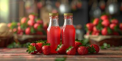naturale succhi di frutta nel bottiglie foto