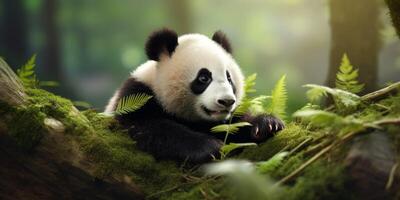 panda nel il selvaggio foto