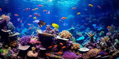 subacqueo mondo pesce coralli foto