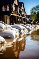 alluvione nel il città foto