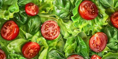 insalata di verdure fresche foto