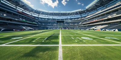 americano calcio Giocatori su il campo foto