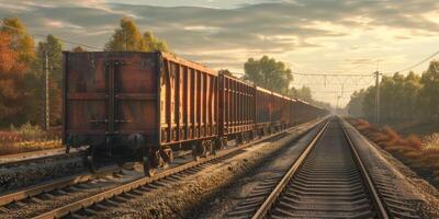 nolo treno carico consegna foto