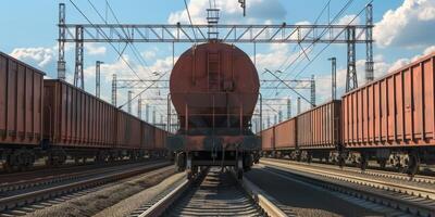 nolo treno carico consegna foto