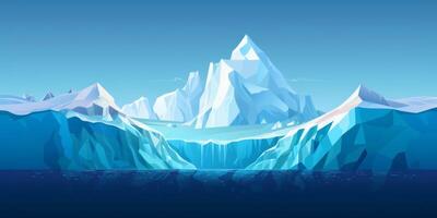 antartico mare iceberg foto