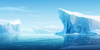 antartico mare iceberg foto