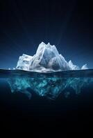 antartico mare iceberg foto