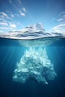 antartico mare iceberg foto