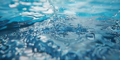 acqua nel il piscina avvicinamento foto