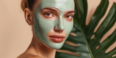 pelle cura, cosmetico procedure per facciale cura foto