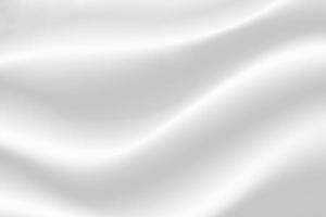 sfondo astratto. panno bianco con onde morbide. trama e motivo. seta bianca elegante liscia o panno di lusso in raso. sfondo di seta tessuto bianco argento con bella sfocatura morbida e onda. foto