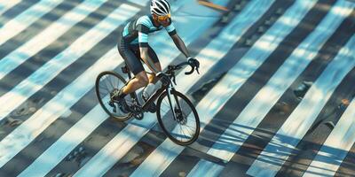 ciclisti con professionale da corsa gli sport Ingranaggio equitazione foto