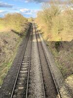 una vista della campagna dello Shropshire vicino a whitchurch foto