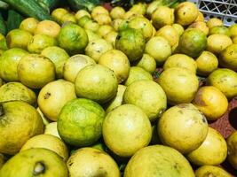 fotografia di vicino su struttura sfondo di mucchio di Limes foto