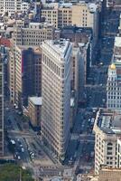 Flatiron edificio nel Manhattan, New York. foto