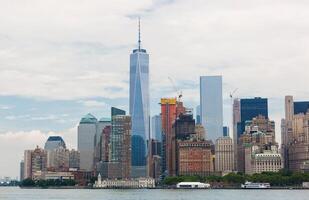 il centro nuovo York città orizzonte foto