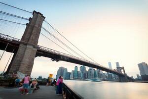 skyline di new york city foto