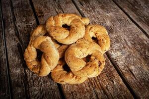 napoletano biscotti chiamato Taralli. foto