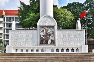 Kuala grumo, Malaysia su Maggio 22 2023. un' monumento per il dichiarazione di indipendenza di Malaysia foto