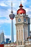 Kuala grumo, Malaysia su Maggio 22, 2023. molto bellissimo storico architettura di il sultano abdul samad costruzione. foto