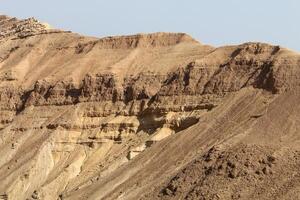 il giudea deserto nel il mezzo est, collocato nel Israele e il ovest banca. foto