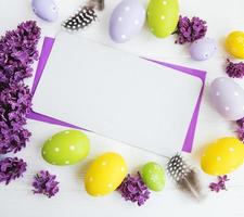 biglietto di auguri di pasqua foto