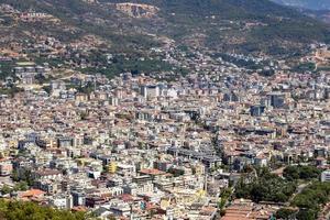 paesaggio urbano della città di alanya. foto