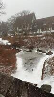 inverno nel Giappone Britannico colline foto