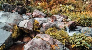 autunno nelle montagne di krasnaya polyana foto