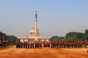 02 24 2023 delhi India. delhi, il capitale di India, è popolare tra turisti dovuto per il abbondanza di attrazioni e il intreccio di diverso culture. foto