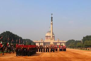 02 24 2023 delhi India. delhi, il capitale di India, è popolare tra turisti dovuto per il abbondanza di attrazioni e il intreccio di diverso culture. foto