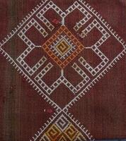Turco kilim con naturale colori nel tradizionale modelli foto