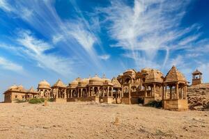 bada bagh rovine nel jodhpur, Rajasthan, India foto