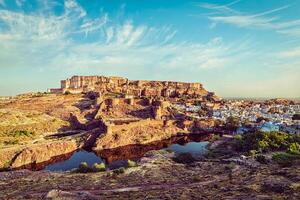 forte mehrangarh, jodhpur, rajasthan, india foto